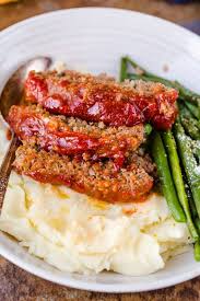 But unlike the historic use of slathering on a ketchup glaze for meatloaf, a simple tomato paste concoction sweetened with honey is our topper here. Meatloaf Recipe With The Best Glaze Natashaskitchen Com