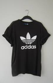 Adidas Originals Black And White T Shirt Image Of Vintage Adidas Originals T Shirt Xl Black Slim Fit Button Down Shirt Casual Shirts For Guys Online Shirt Adidas Outfit Vintage Adidas Adidas Women