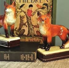 English Fox Hunt Fox Hunting Decor Equestrian Decor Bookends