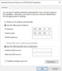 How To Set A Static Ip Address