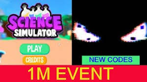 It included 2 new eggs: New Update 1m Event New Codes Science Simulator Roblox Youtube