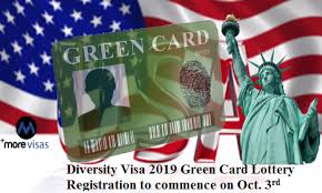 We discuss about diversity visa lottery to immigrate in the u.s. Diversity Visa 2019 Green Card Lottery Registration To Commence On Oct 3rd