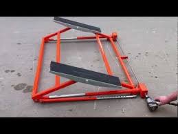 Car Vehicle Tilting Lift Ramp Ring Movement Mechanic Shop Decor Garage Lift Garage Tools