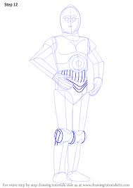 C 3po Was A Golden Color Droid He Was Well Aware Of Around 6 Million Means Of Communication He Was Developed By Anakin S Drawing Stars Drawings Learn To Draw