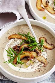 Perfekt Fur Den Herbst Kraftige Porree Pilz Cremesuppe Rezept Cremesuppe Porree Suppe