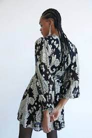 Sparkle Paisley Mini Wrap Dress Warehouse