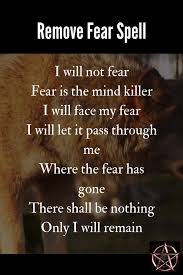 Spell To Remove Fear Video In 2020 Witchcraft Spell Books Witchcraft Spells For Beginners Spells Witchcraft