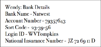 Although some paid money services do charge a small fee, they are more convenient and secure. An Example Of Fake Banking Details That We Hid In English Honey Accounts Download Scientific Diagram