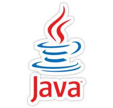 Java Logo Classic Sticker Adesivos