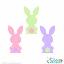 Download Easter Bunny Bums Free Svg Files For Cricut Silhouette