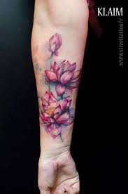 Check spelling or type a new query. Watercolor Lotus Flower Tattoo On Forearm