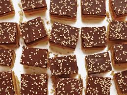 Cut into as many pieces as you like. Tahini Linzer Torte Bars Recipe Bon Appetit