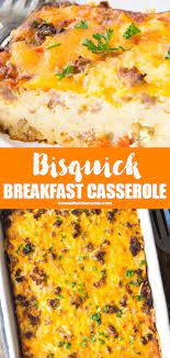 Bisquick Breakfast Casserole Pre Time 10 Mins Recipe Breakfast Casserole Easy Breakfast Recipes Casserole Best Breakfast Casserole