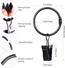 This stone sealer provides maximum stain protection while preserving look of the surface. 1 22 Inch Interior Diameter Black Heavy Duty Rustproof Decorative Vintage Drapery Rings Curtain Hooks Clips Rod Hangers Roonoo 18 Pack Openable Metal Curtain Rings With Clips Home Decor Window Treatment Hardware Ilsr Org