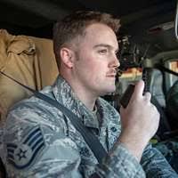 Caleb, son of U.S. Air Force Staff Sgt. Christopher