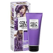 Semi permanent hair dye lasts longer, often up to a few months. Buy L Oreal Paris Colorista Semi Permanent Hair Washout Purple Lasts Up To 7 Shampoos Online At Chemist Warehouse