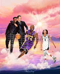 Art Print Of Kobe Bryant Gianna Bryant Paul Walker Chadwick Boseman In 2021 Paul Walker Kobe Bryant Daughters Afro Art