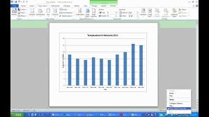 Making A Weather Graph Using Microsoft Excel