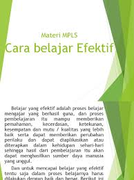 We did not find results for: Materi Mpls Cara Belajar Efektif