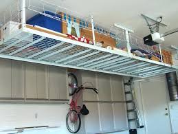 These are the best garage storage tips and tricks an affordable and easy solution is plastic or wire shelving from lowe's / home depot or any similar store, krause says. Garage Ceiling Storage Overhead Plus Ideas Organizer Image Types House N Decor