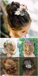 33 Cute Flower Girl Hairstyles 2020 Update Wedding Forward In 2020 Flower Girl Hairstyles Flower Girl Updo Girl Hairstyles