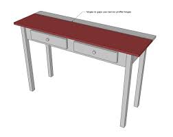 Stair Leg Flip Top Console Table Diy Console Table Console Table Decorating Console Table