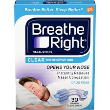 How do nasal strips work? Breathe Right Clear For Sensitive Skin Small Medium Drug Free Nasal Strips For Nasal Congestion Relief 30 Count Walmart Com Walmart Com