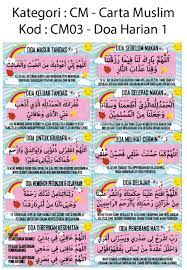 Cm03 Poster Carta Doa Harian Ceria