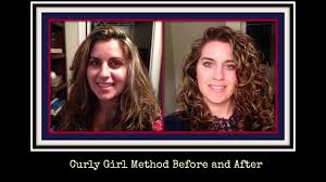 My hair was brushed and left to dry in the first curly girl before photo. The Curly Girl Method Before And After Pictures Youtube