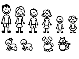 Dynamic brilliant 3d stereo effects figure 04. Stick Figure Family Clipart Novocom Top