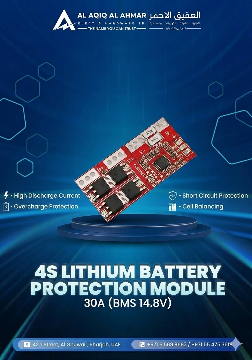 4S 30A Lithium Battery Protection Module (BMS 14.8V) product image