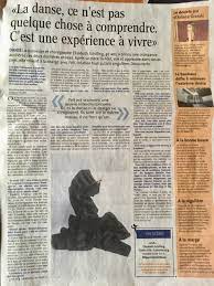 Et non seulement il aviva en. Interview Zu Felt Im Le Quotidien Elisabeth Schilling Prof Dancer