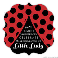 Design your ladybug baby shower invitations with zazzle! Red Baby Shower Invitations Online