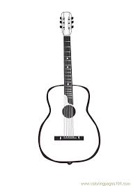 Guitar Coloring Page For Kids Free Music Printable Coloring Pages Online For Kids Coloringpages101 Com Coloring Pages For Kids