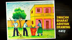 Check spelling or type a new query. Swachh Bharat Abhiyan Drawing Clean India Drawing Nirmal Vidyalaya Painting Youtube