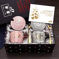 In the holy roman empire, husbands would give their there is also further information below the table to help guide you when thinking about an appropriate anniversary gift for your loved one, or for a couple. Mr Mrs Couple Coffee Mugs Couple Cups Wedding Anniversary Gift Mr And Mrs Mugs Set Couples Gift For Bridal Shower Engagement Mugs Aliexpress