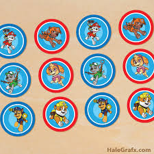 These printable birthday party packs typically include invitations, cupcake toppers, decor and other elements. Free Printable Paw Patrol Cupcake Toppers