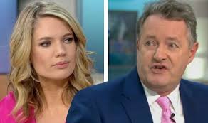 Charlotte hawkins is adamant she wont run off with her professional dance partner brendan cole on 'strictly come dancing' because she's too loved up with her husband mark herbert. Piers Morgan Pleads With Gmb Co Star Charlotte Hawkins To Stop Trashing His Reputation Celebrity News Showbiz Tv Express Co Uk