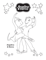 Dogs love to chew on bones, run and fetch balls, and find more time to play! Angelina Ballerina Coloring Pages