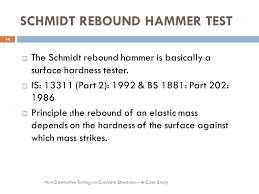 How to do concrete hammer test work: Case Study On Non Destructive Testing On Concrete Structures Ppt Video Online Download