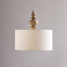 I Love The Turning Pendant Wood White On Westelm Com Think This Is The One Wood Ceiling Lights Wooden Pendant Lighting Country Pendant Lighting