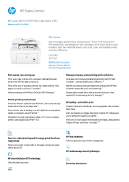 Also, it has an automatic duplex feature that helps the machine to print on both sides of the paper by itself. Hp Sales Central Manualzz