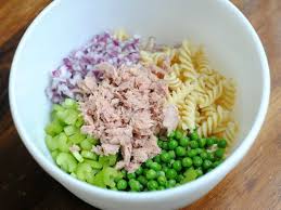 Easy Delicious Tuna Pasta Salad Recipe From 5 Dinners Recipe Tuna Salad Pasta Tuna Pasta Salad Recipes Tuna Pasta