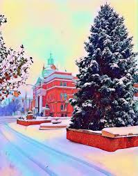 Martinsburg West Virginia Berkeley County Courthouse And Christmas Tree West Virginia Martinsburg Virginia