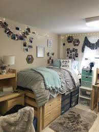 Pin By Madeline Hernandez On Dorm Room College Dorm Room Decor Cool Dorm Rooms College Bedroom Decor