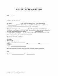 Sample Humanitarian Letter For Immigration Luxury Letters Support For Immigration Reference Letter Template Reference Letter Personal Reference Letter