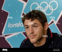 United States Greco-Roman Wrestling Team member Ben Provisor 74-kg, listens  during a news conference at the Main Press Center at the 2012 Summer  Olympics, Wednesday, July 25, 2012, in London. (AP Photo/Paul