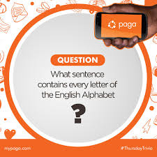The first list is sorted alphabetically according to the letters, the second list by the frequencies of the letters. Paga On Twitter A Pangram Is A Sentence That Contains Every Letter Of The English Alphabet Can You Think Of Any Thursdaytrivia