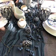 Black Boho Wedding Decor Gauze Table Runner Wedding Table Decor Boho Centerpiece Wedding Table Runner Ceremony Aisle Decor Wedding Backdrop