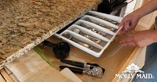 If your cabinets are really grimy, let the cleaner sit for up to 10 minutes after spraying. The Best Way To Keep Your Cabinets Clean Molly Maid